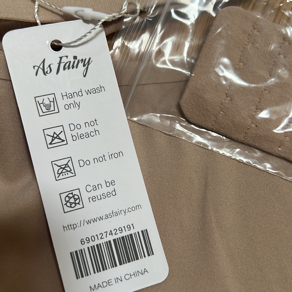 New! As Fairy 3X beige lightly padded mesh bra . - Picture 9 of 9